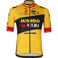 TEAM JUMBO-VISMA Wout van Aert 2023 Kurzarmtrikot, für Herren, Größe 3XL, von AGU