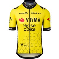 Visma Lease a Bike 2024 Kurzarmtrikot, für Herren, Größe XL, Rennradtrikot, von AGU