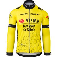 Visma Lease a Bike 2024 Langarmtrikot, für Herren, Größe S, Radtrikot, von AGU