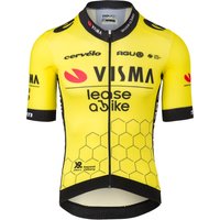 Visma Lease a Bike Race 2024 Kurzarmtrikot, für Herren, Größe XL, Rennradtrikot, von AGU