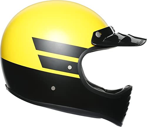 AGV Herren L Motorrad Helm, MATT Yellow Black, M von AGV