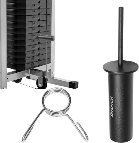 AHTAPFON Gym Pin Extender for Cable Machine,Weight Stack Pin for Add 2" Weight Plates,Weight Pins with 1 x Spring Clip for Home Gym AHTAPFON Gym Pin Extender for Cable Machine,Weight Stack Pin for Add 2" Weight Plates,Weight Pins with 1 x Spring Clip for Home Gym von AHTAPFON