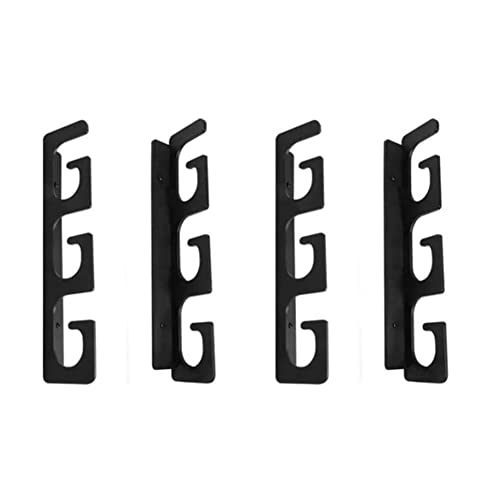 AIDIRui 2 Paar Horizontaler Deckenhalter für Angelrutenaufbewahrung, Stangenrolle, Wandhalterung, Halter für Garage, Kabine und von AIDIRui