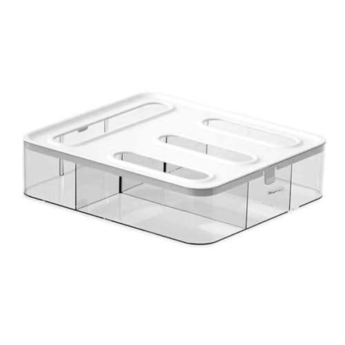 AIDIRui Versiegelte Tasche Aufbewahrungsbox Lebensmittelbeutel Aufbewahrungsbox Mehrzweck Spurlose Frischhaltebeutel Aufbewahrungsbox (Transparent Weiß) von AIDIRui