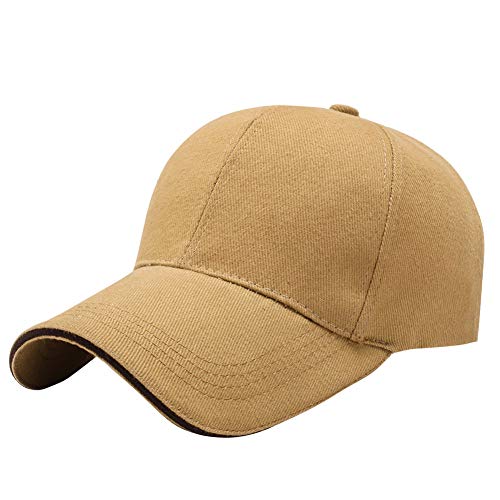 AIEOE Base Cap Baumwolle Kappe für Damen und Herren Klassische Sport Caps, Khaki von AIEOE