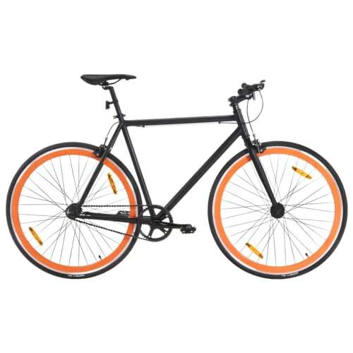 AIJUUKJP Dieser Artikel - Fixed Gear Bike Schwarz und Orange 700c 51 cm - Schön von AIJUUKJP
