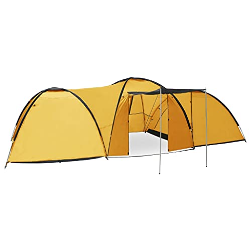 Dieser Artikel - Camping Iglu-Zelt 650 x 240 x 190 cm 8 Personen Gelb-Nice von AIJUUKJP