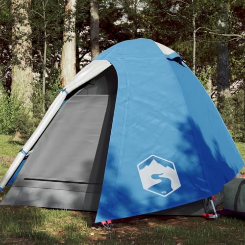 Sporting Goods Outdoor Freizeit Camping & Wandern Zelte Campingzelt 2 Personen Blau 254x135x112cm 185T Taft von AIJUUKJP