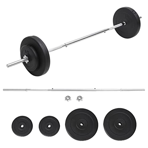 Sporting Goods Übung & Fitness Gewichtheben Freie Hantelstange mit Platten Set 30 kg von AIJUUKJP