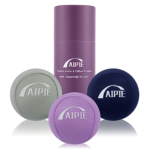 AIPIE 3 Stressball, Handkrafttrainer, Physiotherapie, 1 weich, 1 mittelgroß, 1 Hartgel-Massagebälle, Set für Erwachsene, Kinder, Angstlinderung, Komfortgriff, Fingerhand Widerstandstraining von AIPIE