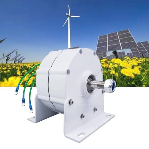 AISINILALAO 12000W Getriebeless Permanent Magnet AC -Lichtmaschine, 3 Phase AC 12V 24 V 48 V 220 V niedrig Drehzahl Permanentmagnetgenerator für Wasserwindturbinengenerator,220V von AISINILALAO