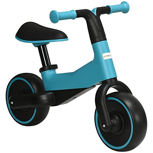 AIYAPLAY Laufrad für Kinder, Kinderrad ohne Pedal, Lauffahrrad für 1,5-3 Jahre Kinder, Rutschrad mit Höhenverstellbarem Sitz, Spielzeug als Geschenke, Blau von AIYAPLAY