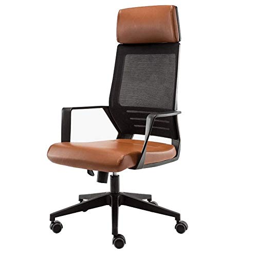 AJIEYMXS Bürostuhl, Chefsessel mit hoher Rückenlehne, Computerstuhl, Heimbürostuhl, moderner, minimalistischer Game-Stuhl, Drehstuhl, ergonomischer Stuhl, Bürostühle mit Rücksitz für zu Hause (Farbe: von AJIEYMXS