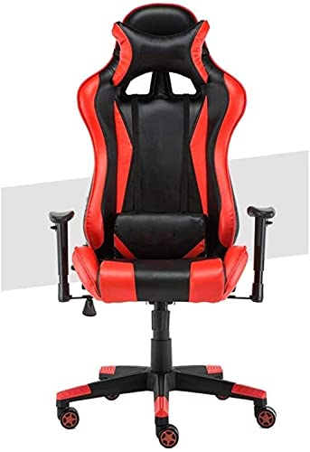 AJIEYMXS Bürostuhl, Gaming-Stuhl, Racing-Stil, ergonomischer, drehbarer, rollender Computerstuhl, Videospiel-Schreibtischstuhl (Farbe: B) (Gaming-Stuhl) (A) hoher Ehrgeiz von AJIEYMXS