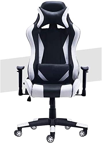 AJIEYMXS Bürostuhl, Gaming-Stuhl, Racing-Stil, ergonomischer, drehbarer, rollender Computerstuhl, Videospiel-Schreibtischstuhl (Farbe: B) (Gaming-Stuhl) (B) hoher Ehrgeiz von AJIEYMXS