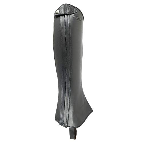AK Reithose mit seitlichem Reißverschluss, Vollnarbenleder, mit extra Schutz (schwarz, 2XL) von AK Riding Sports Ltd