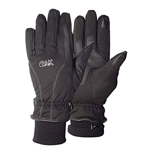 AK wasserdichte Reithandschuhe für die Wintersaison und zum täglichen Ankleiden AKRS-6820 (Schwarz, S) von AK Riding Sports