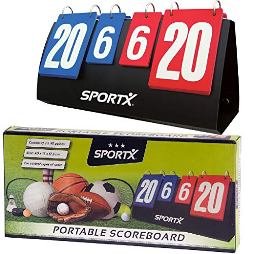 AK Sport Scorebord Sportx Anzeigetafel, blau/rot, Nicht zutreffend von AK Sport