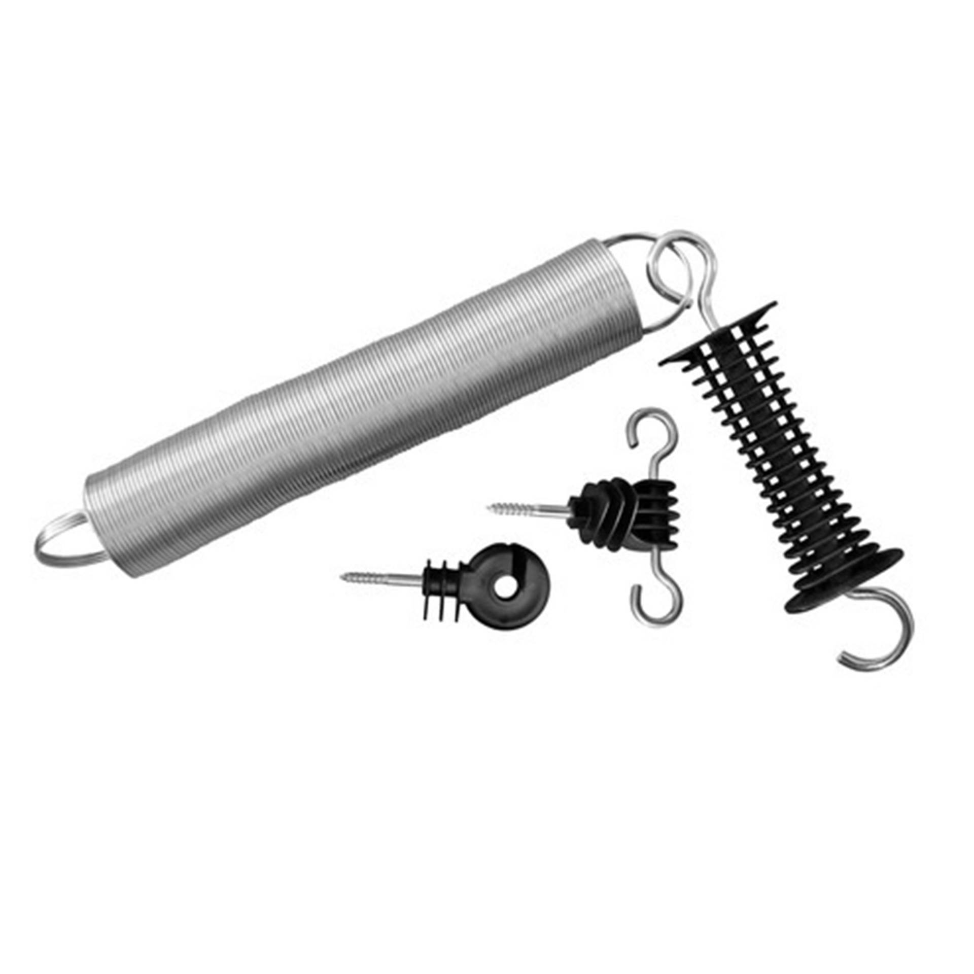 Torgriff-Set mit Zugfeder 1 Griff 2 Isolatoren von AKO