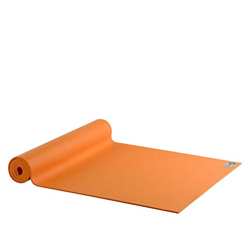Yogamatte Studio extrabreit Gymnastikmatte orange Pilatesmatte 80x183cm von AKO