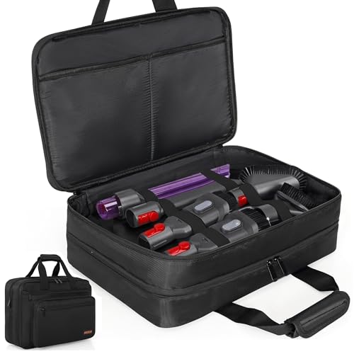 AKOZLIN Gepolsterte Aufbewahrungstasche für Staubsauger V6 V7 V8 V11 V10 V12 V15 DC58 DC30 DC62 DC74 Multi-Pocket Home Tool Zubehör Tragetasche von AKOZLIN