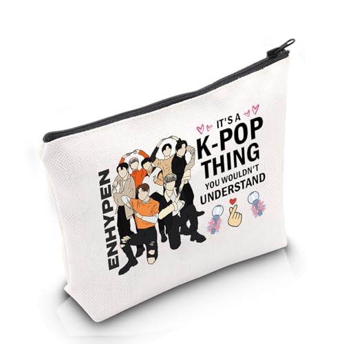 AKTAP Kpop Enhyp-n Make-up-Tasche mit Reißverschluss für Kpop-Fans mit Aufschrift "It's A K-Pop Thing You Wouldn't Understand", Enhyp-n K-pop Thing Mb, modisch von AKTAP