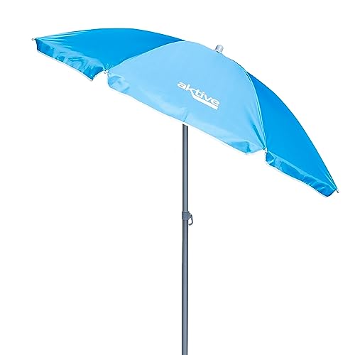 AKTIVE 62237 Sonnenschirm Ø 180 cm neigbar mit UV50 Schutz von AKTIVE