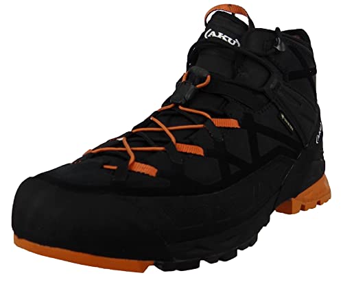 AKU Herren Rock Dfs Mid GTX Wanderschuhe, Schwarz/Orange, 36 von AKU