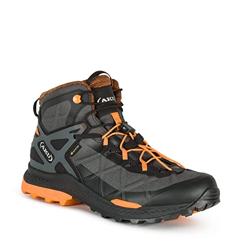 AKU Herren Rocket Mid Dfs GTX Wanderschuhe, Schwarz/Orange, 41 von AKU