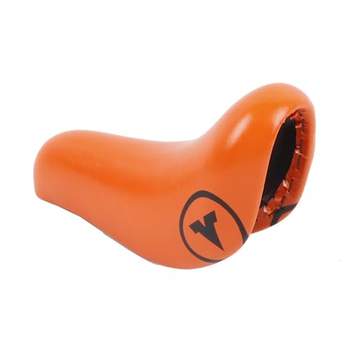 Kinder-Fahrradsattel, weich, atmungsaktiv, Fahrradsitzkissen, gepolstert, Ersatz für Jungen und Mädchen, Laufrad, Kinderfahrrad, wasserdichtes Mountainbike-Sitzkissen für Kinder (Orange) von ALEFCO