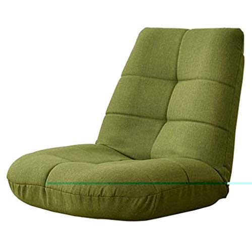 ALEjon Boden-Gaming-Stuhl mit hoher Rückenlehne, Lazy Sofa Couch-Bett aus Leinenmaterial, weich gepolstert, leicht zusammenklappbar für Teenager und Erwachsene von ALEjon
