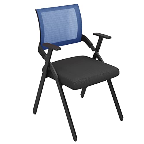 ALEjon "Faltbarer Bürostuhl für mehrere Personen mit Einer Tragfähigkeit von 50 kg - Stilvolles Blau, 40 * 62 * 86 cm von ALEjon