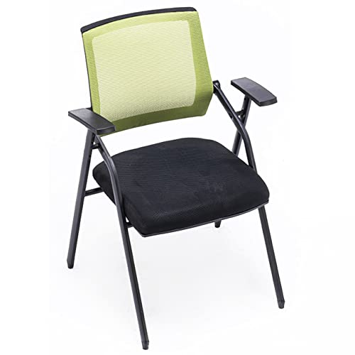 ALEjon "Faltbarer schwarzer Stapelstuhl: Ideal für den Einsatz in Büro- und Konferenzräumen, trägt bis zu 50 kg (Grün, 57 * 49 * 86 cm) von ALEjon