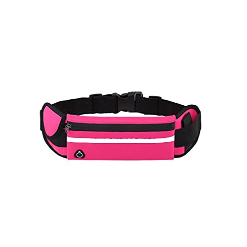 ALEjon Fanny Pack Hüfttasche Gürteltasche Laufende Hüfttasche, tragbare Sporttasche, Wasser halten Radfahren Handytasche Wasserdichter Damen Laufgürtel (Farbe: Pink) von ALEjon