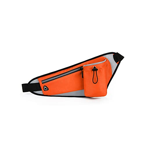 ALEjon Fanny Pack Wasserflasche Gürteltasche Fitness Sport Outdoor Diagonale Gürteltasche Tragbare Laufgürteltasche (Farbe: Orange) von ALEjon