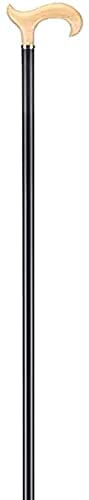 ALEjon Gehstock, tragbarer, Leichter 38-Zoll-Gehstock aus Massivholz für Männer und Frauen, leichte, rutschfeste Holzstöcke mit Balance-Unterspitze, erschwingliches Geschenk (Gehstock a) von ALEjon