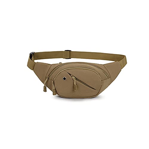ALEjon Gürteltasche, Camouflage-Männer-Hüfttasche, multifunktionale Handy-Leinentasche für Männer, verschleißfeste Outdoor-Freizeit-Sport-Hüfttasche (Farbe: 2) von ALEjon