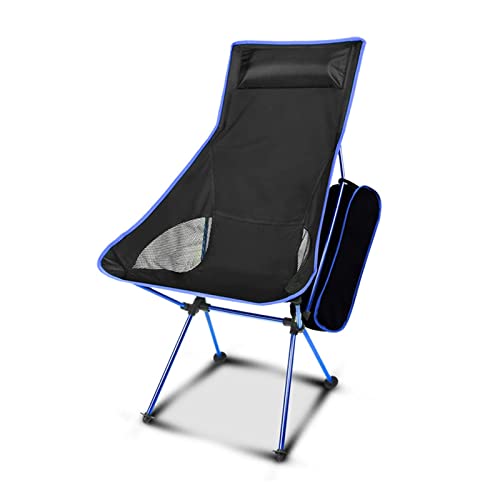 ALEjon Moon Chair, faltbar, tragbar, Outdoor-Möbel für Reisen, Grillen, Strand, Picknick, Wandern, Angeln, maximale Belastung 150 kg, Angelstuhl (Farbe: Blau) von ALEjon