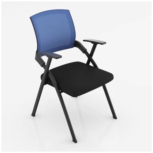 ALEjon "Zeitgenössischer Blauer Faltbarer Bürostuhl mit breiter Sitzfläche und ergonomischem Design von ALEjon
