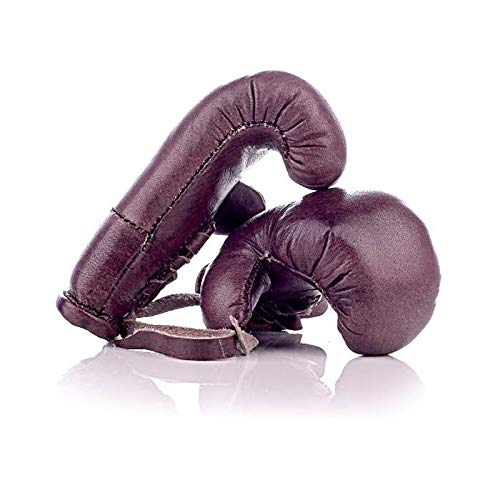 All Sport Vintage Mini-Boxhandschuhe – Braun Vintage – Rindsleder – handgenäht von ALL SPORT VINTAGE