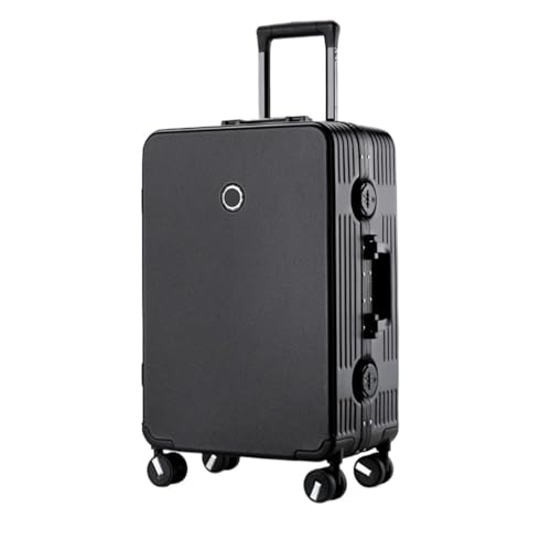 ALLC Koffer Großer Koffer mit Rollen, Aluminium-Koffer, wasserdicht und druckfest, versiegelter Koffer, Handgepäck Koffer für Unterwegs (Color : E, Size : 20in) von ALLC