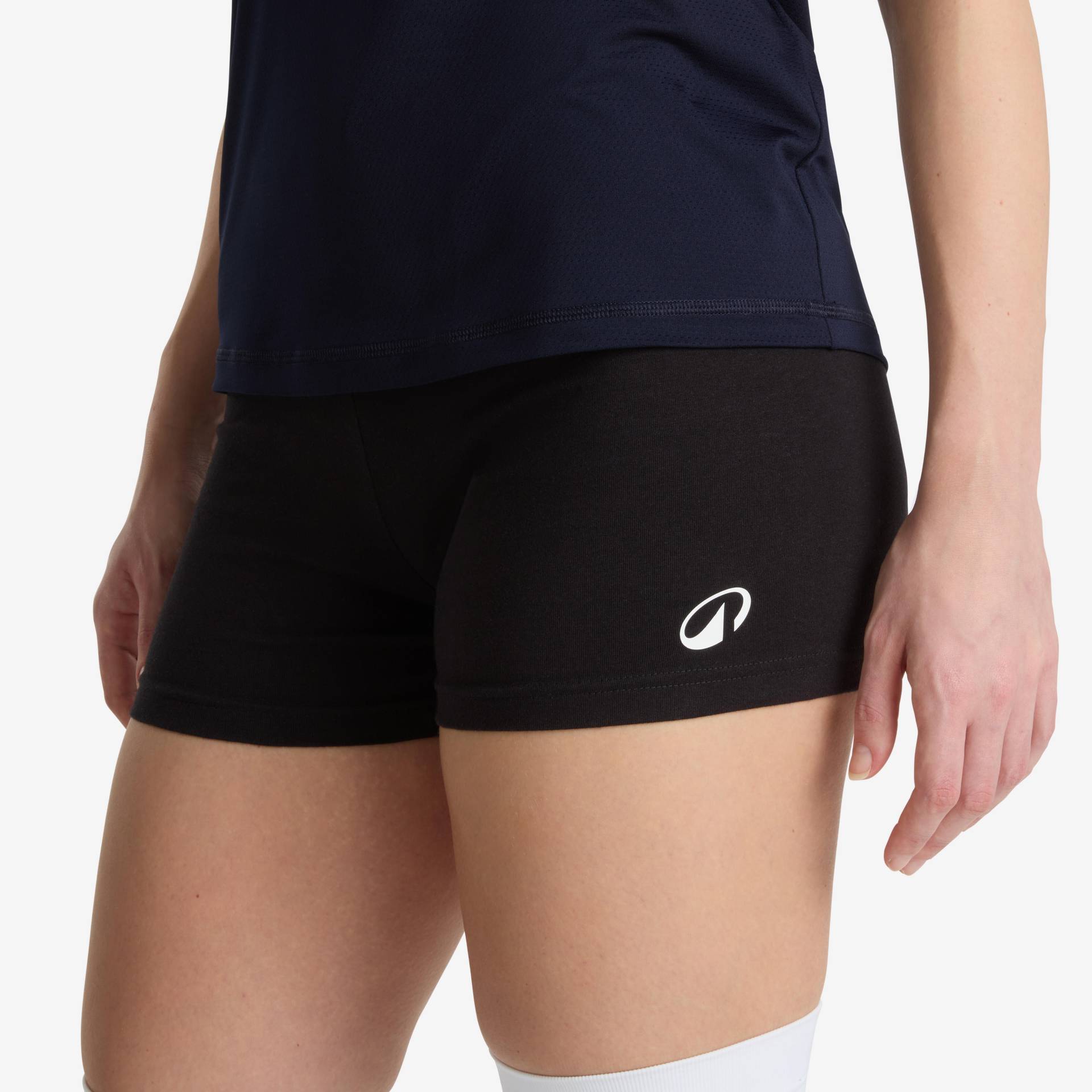 Damen Volleyball Shorts - VSH100 schwarz von ALLSIX