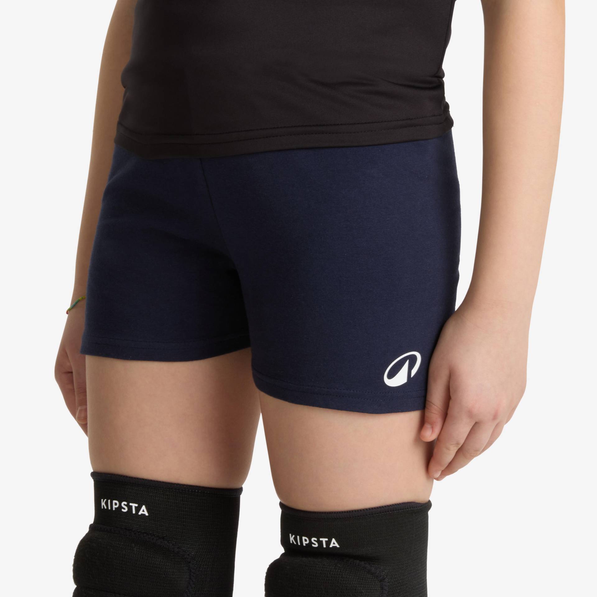 Mädchen Volleyballshorts V100 blau von ALLSIX