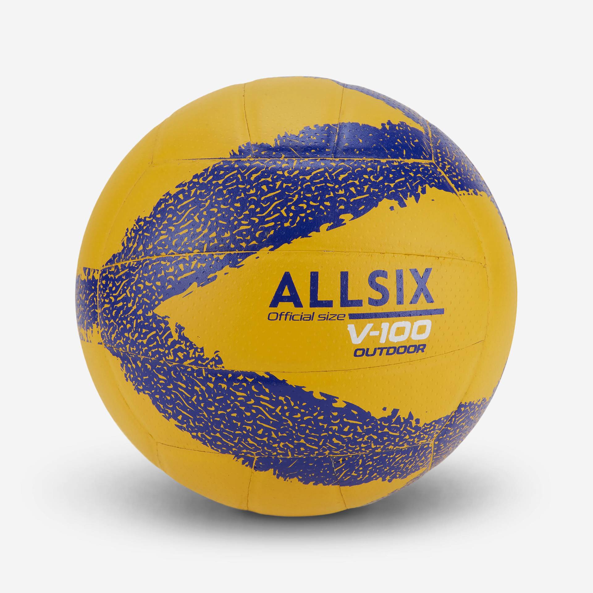 Volleyball V100 Outdoor gelb/blau von ALLSIX