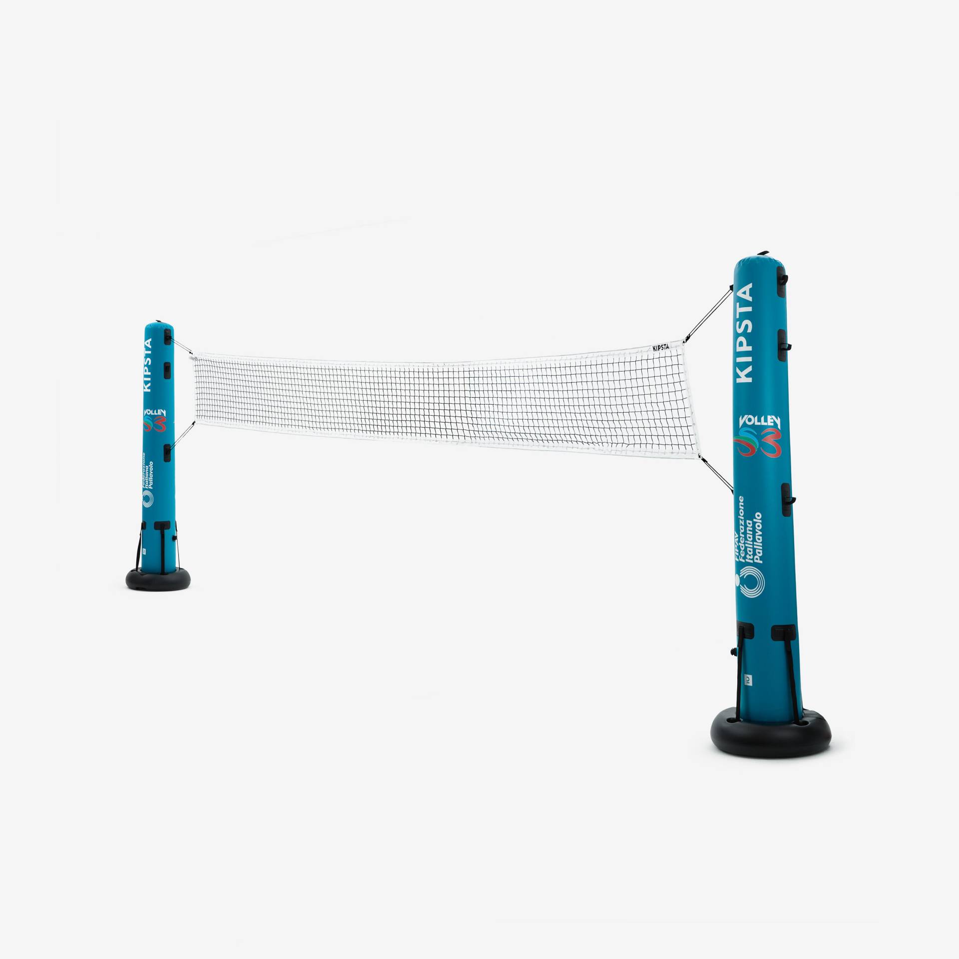 Volleyballset aufblasbar und verstellbar 6 Meter FIPAV-approved von ALLSIX