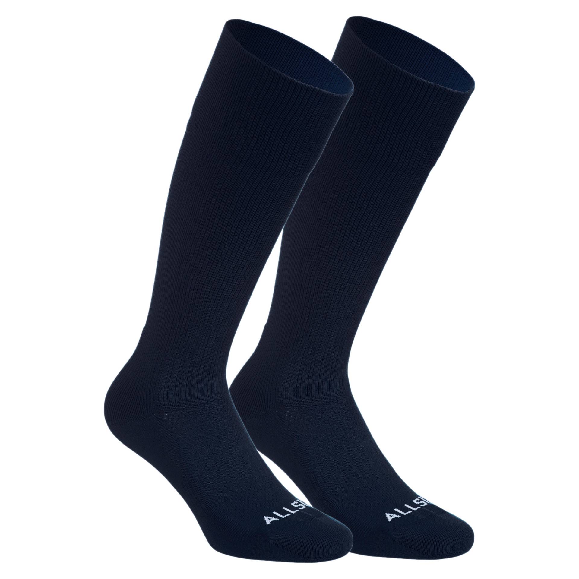 Volleyballsocken VSK500 High dunkelblau von ALLSIX