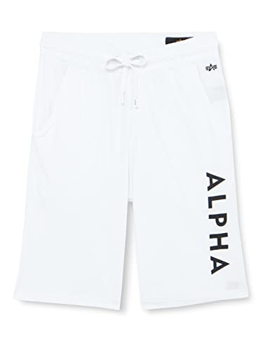 Alpha Industries Alpha Jersey Short Short für Herren White von ALPHA INDUSTRIES
