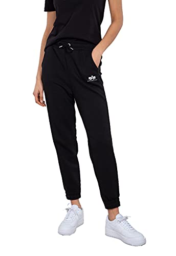 Alpha Industries Damen Basic Jogger Sl Wmn Jogginghose Für Frauen Hose, Schwarz, S EU von ALPHA INDUSTRIES