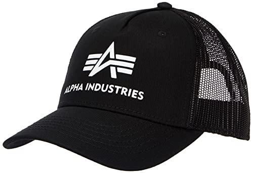 Alpha Industries Basic Trucker Cap Trucker Cap für Herren Black von ALPHA INDUSTRIES