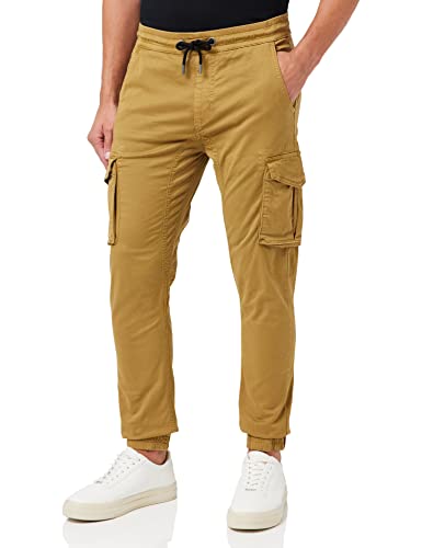 Alpha Industries Cotton Twill Jogger Freizeithose für Herren Khaki von ALPHA INDUSTRIES